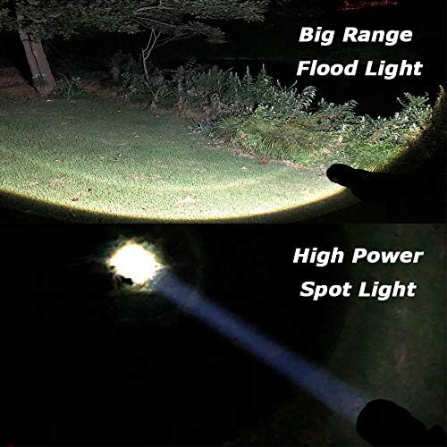 Adjustable Focus 4-Piece LED Handheld Flashlight Best for Hurricane Prep