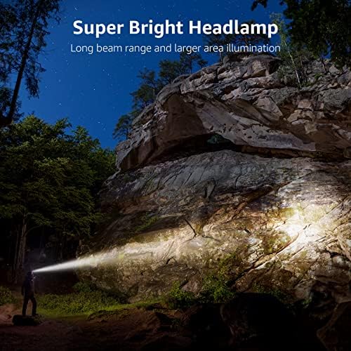 Sturdy 2-Piece LED Headlamp for Camping Hiking