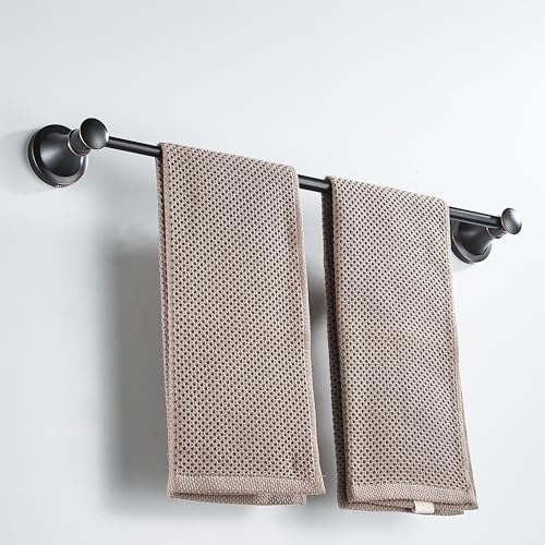 Adjustable Black Bathroom Towel Bar
