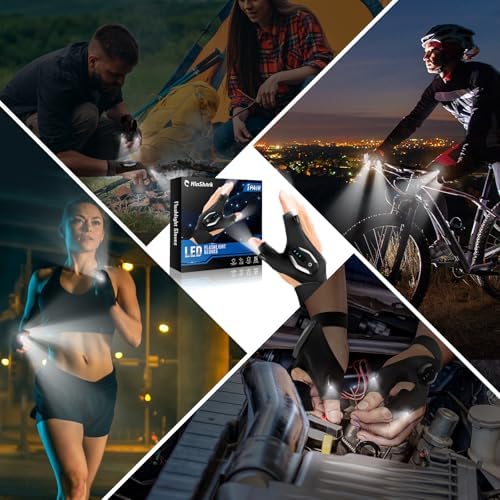 Fathers Day LED Gloves Dad Gift for Men