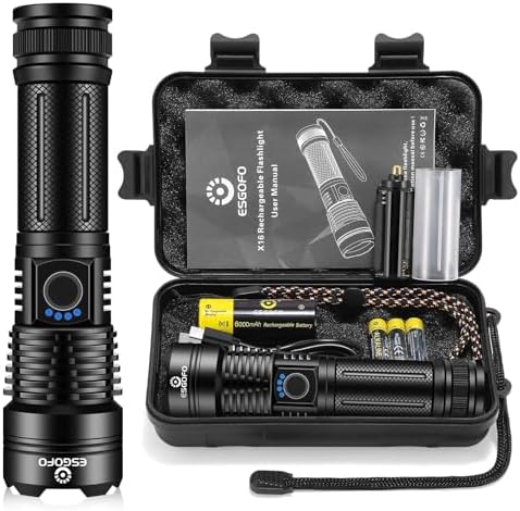 Esgofo Rechargeable LED Handheld Flashlight