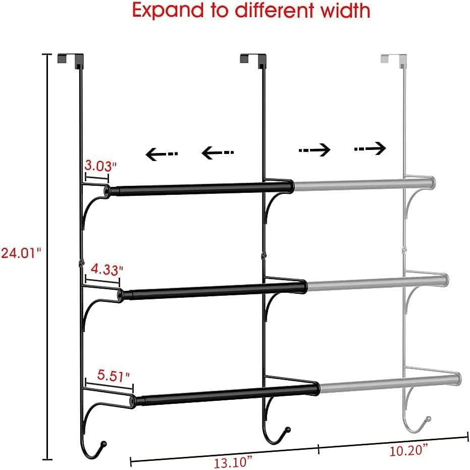 Auledio Adjustable Towel Rack