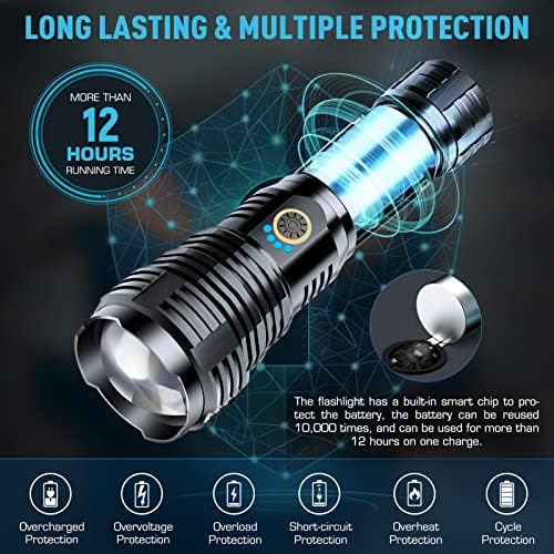 Sinvimes 5-in-1 Rechargeable Flashlight