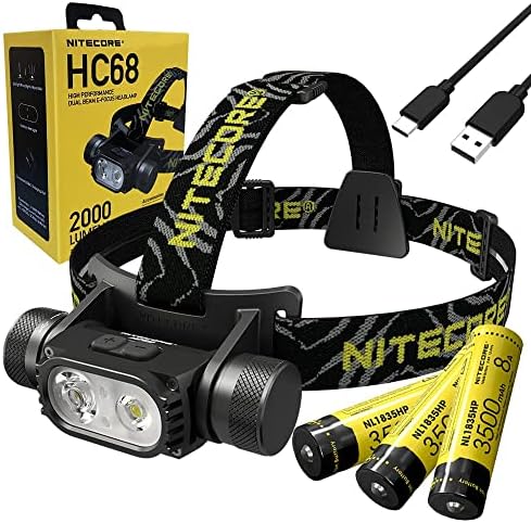 Nitecore Value Bundle HC68 Dual Beacon Headlamp