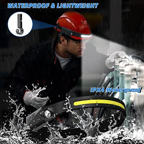 UUYEE Rechargeable 3-Pack Headlamp 230 Floodlight with Motion Sensor LED Modes