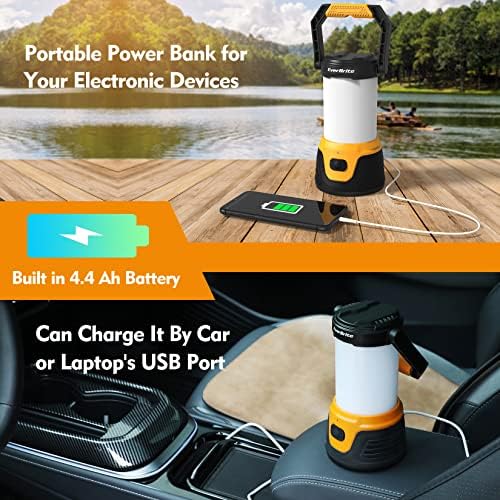 EverBrite 1000 LumensTwo-in-One Camping Lantern Headlamp Bundle