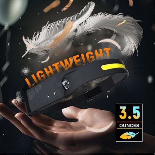 Bright 3-Pack Rechargeable Headlamp for Cycling Hiking