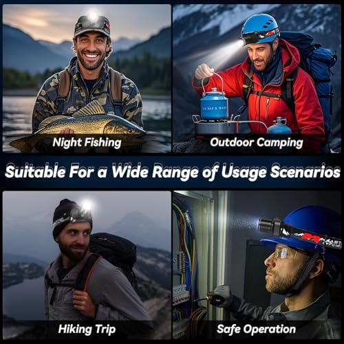 Bright Modes Water Resistant Comfortable Versatile Headlamp