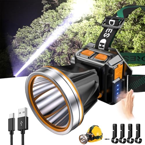 High-Power Rechargeable IPSC Waterproof Portable Headlamp