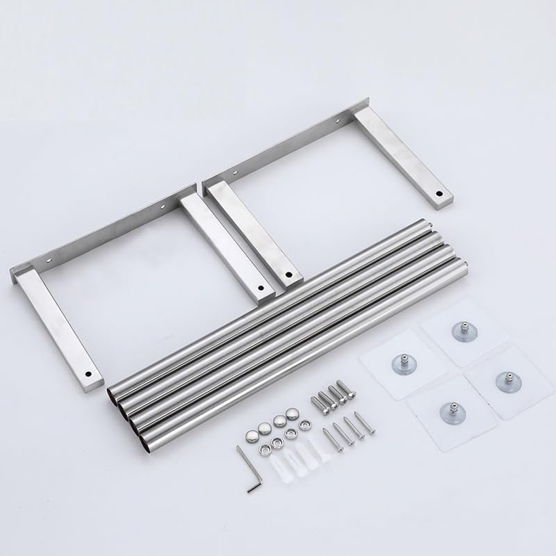 A chic space-saving towel holder