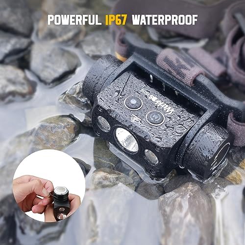 Wurkkos HD50 4000 Lumens Headlamp with 6 Modes