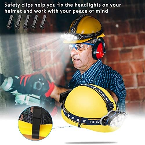 18000 Lumen Headlamp with 8 Modes for Hiking Cycling and More