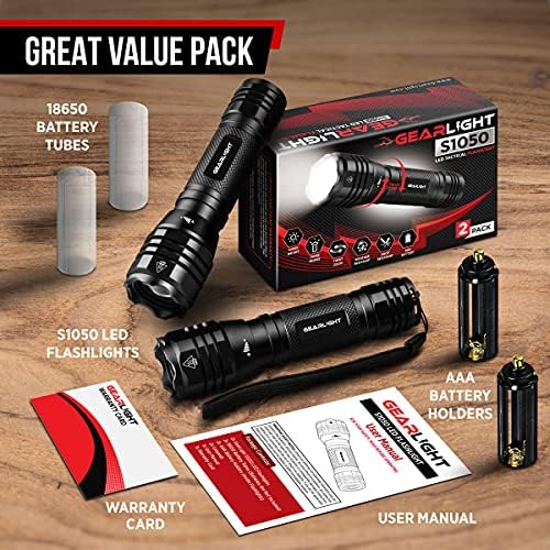 GearLight S1050 LED Flashlight
