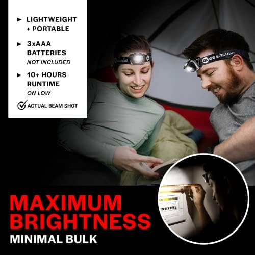 GearLight 2-Pack LED Headlamp