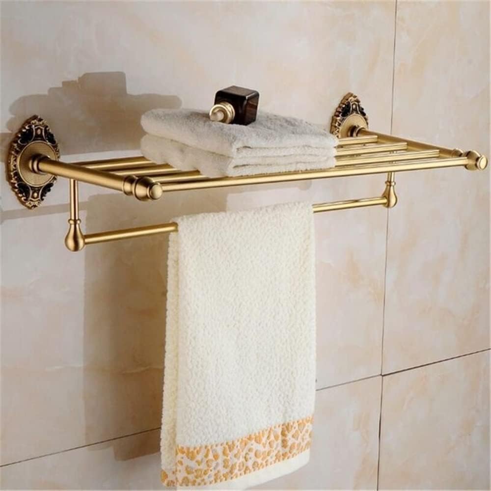 Antique Brass Towel Rack