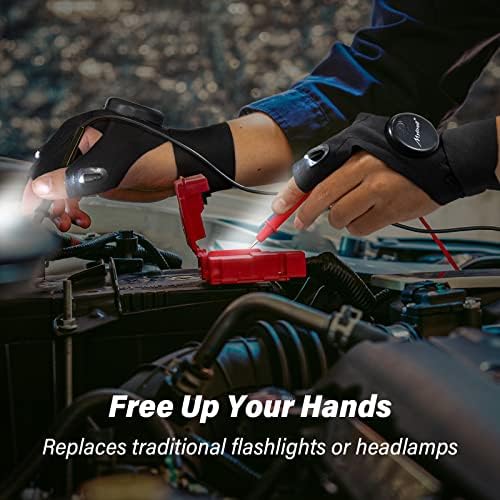 Adjustable LED Flashlight Gloves