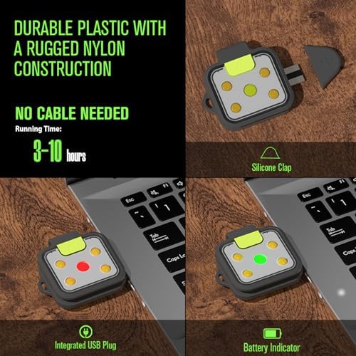 Durable Clip-On Running Lights for Nighttime Safety