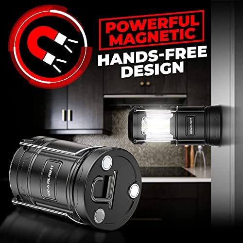 GearLight 2-in-1 Camping Lantern Portable LED with Magnetic Base