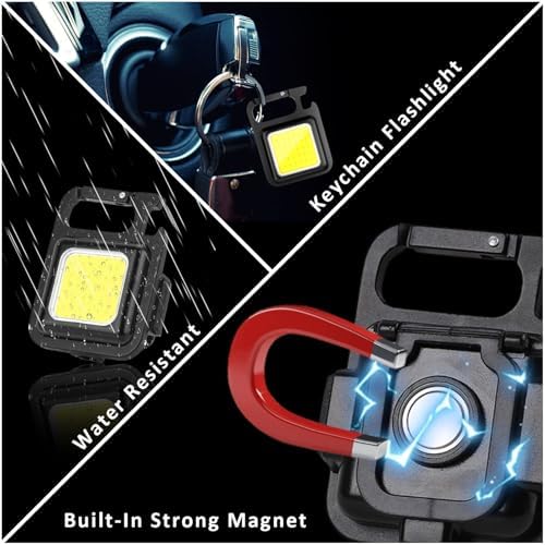 MAKDAK Work Light Keychain 4 Modes