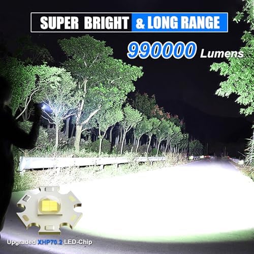 High-Luminosity Rechargeable Flashlight