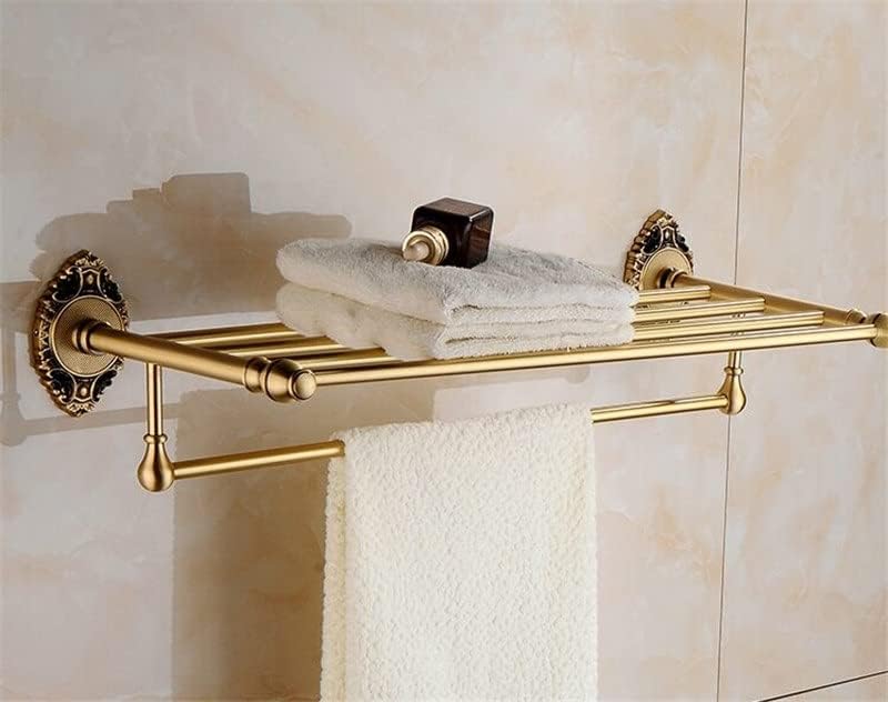 Antique Brass Towel Rack