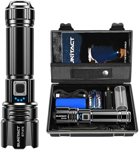 High-Luminosity Rechargeable Flashlight