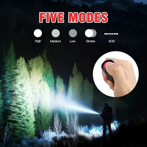 HAUSBELL A100 LED Flashlight - Bright Compact and Tough