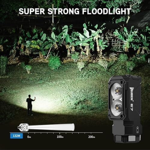 The Ultimate Rechargeable Flashlight for EDC 1800 Lumens 6 Modes