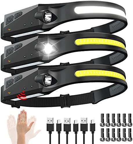 Perfect Rechargeable Headlamp Set for Adults - 230 Wide Beam