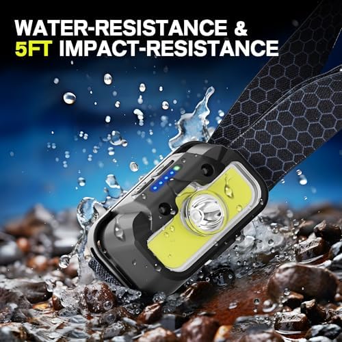 Favorlite Rechargeable Headlamp for Hiking Camping