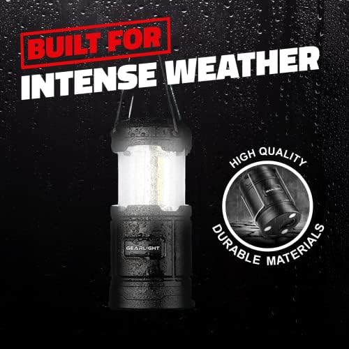 GearLight 2-in-1 Camping Lantern Portable LED with Magnetic Base