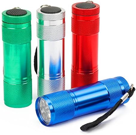 FASTPRO 4-Pack Aluminum LED Flashlight Set