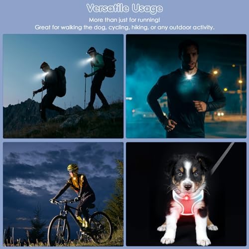2-Piece Clip-On Running Lights for Night Safety