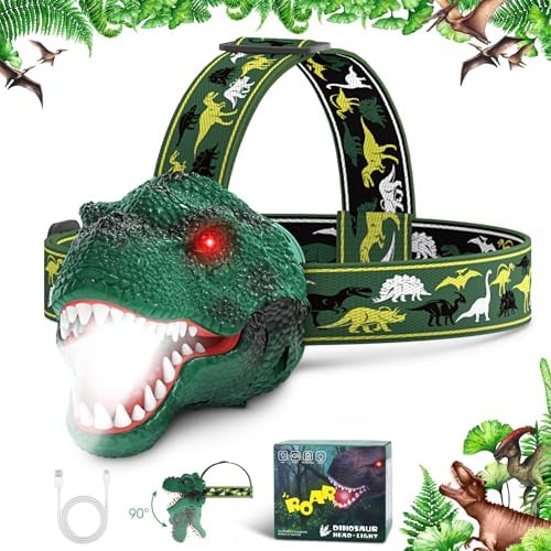 Dysaim T-Rex Headlamp for Kids
