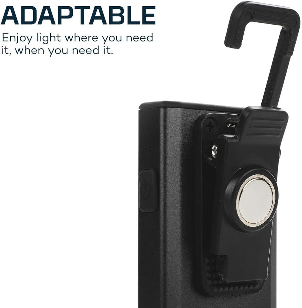 NEBO Slim Work Light USB Rechargeable Bright Pocket Light with a Clip