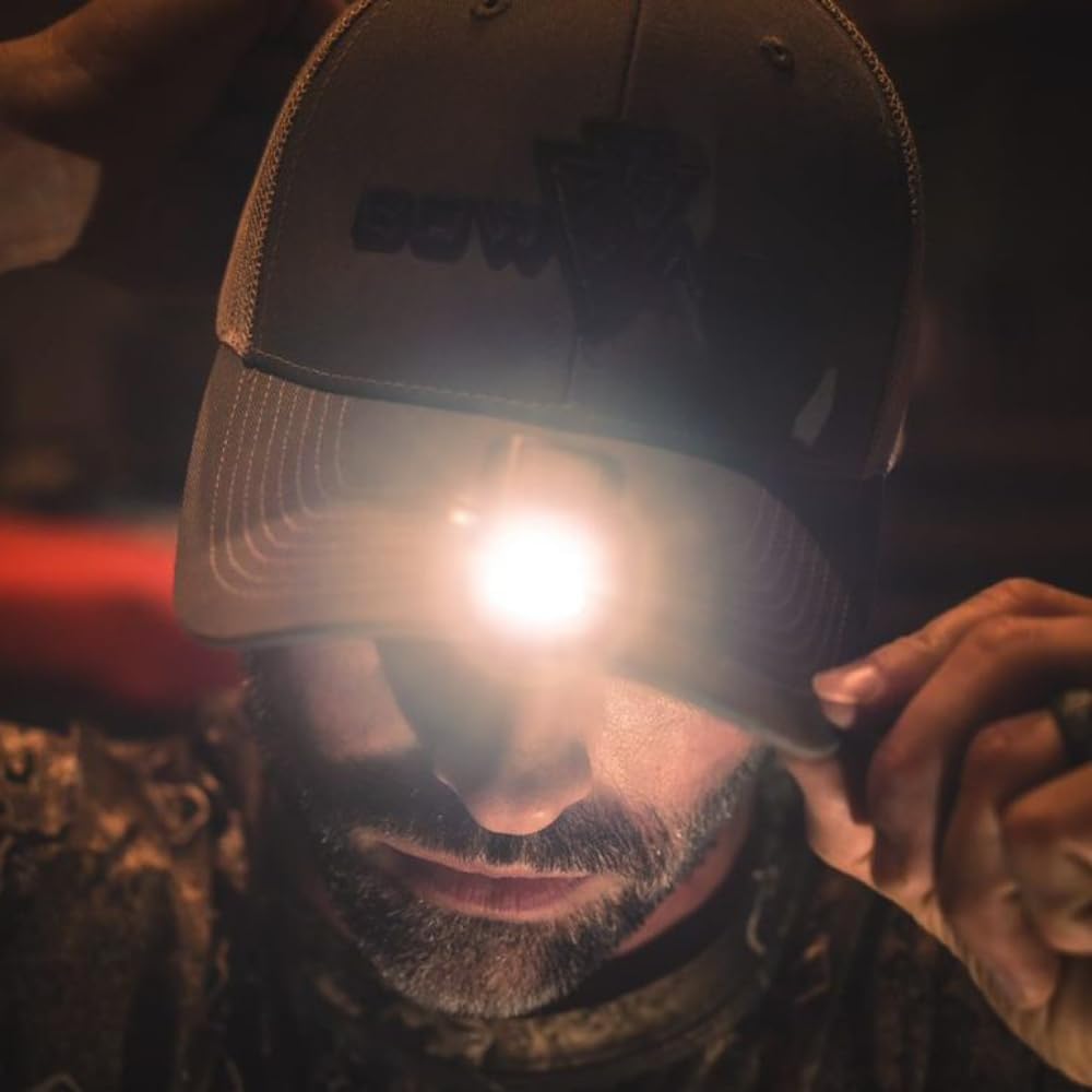 POWERCAP Hat Clip On Lamp - Rechargeable LED Headlamp - Ultra-Bright Hands Free