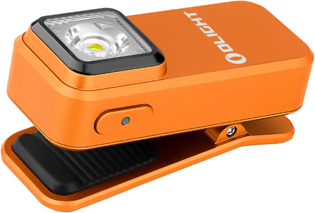 Powerful Dual Source EDC Flashlight Rechargeable Magnetic Clip