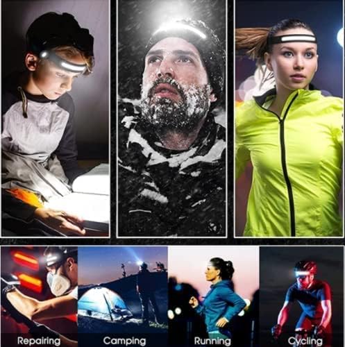 Bright 230 Rechargeable Waterproof Motion-Activated Compact Headlamp for Hiking and Camping