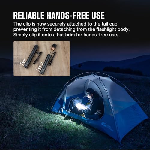 B- E- 200 Lums EDC Flashlight