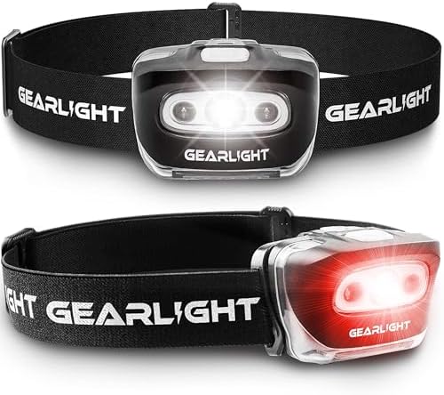 GearLight 2-Pack LED Headlamp
