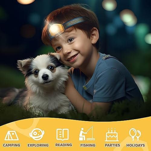 EverBrite Kids Rechargeable LED Headlamp with RGB