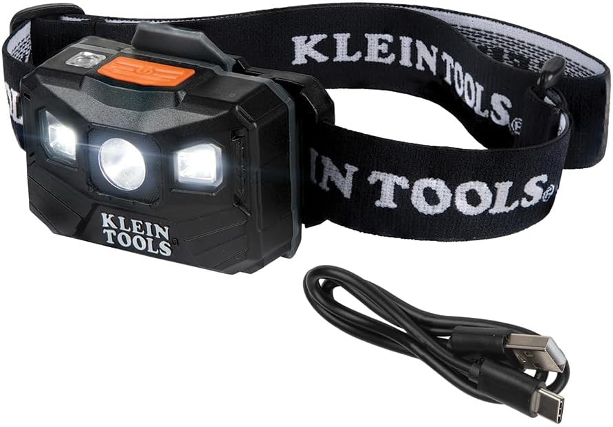 Klein Tools 56048 Rechargeable Auto-Off LED Headlamp