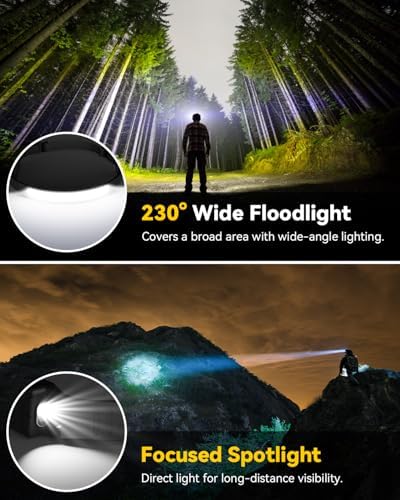 Durable and Bright 230 Headlamp for Adults