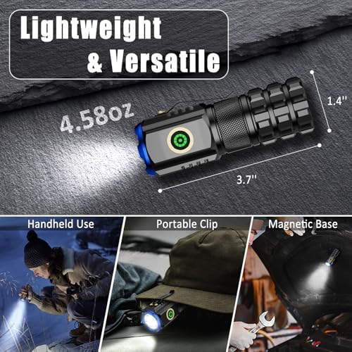 Mini EDC Flashlight for Camping Hiking Emergency Use