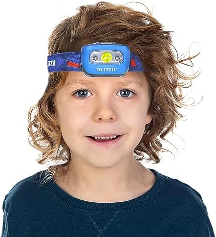 BLITZU Hands-Free Headlamp 165 Lumen Adjustable Modes Waterproof Bright