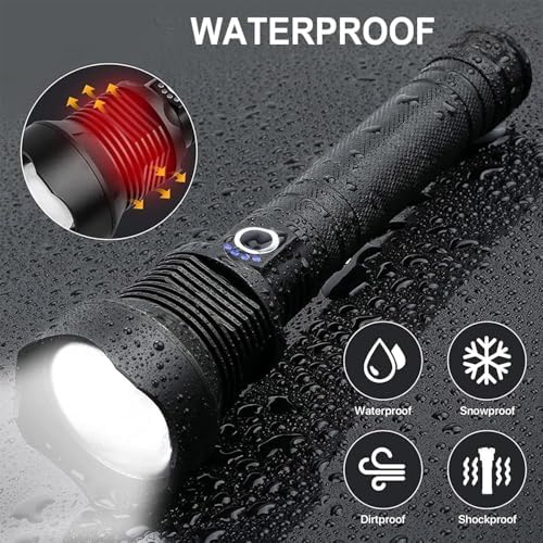 OMALIGHT XHP902 Rechargeable Flashlight