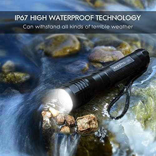 WdtPro High-Powered LED Flashlight S3000