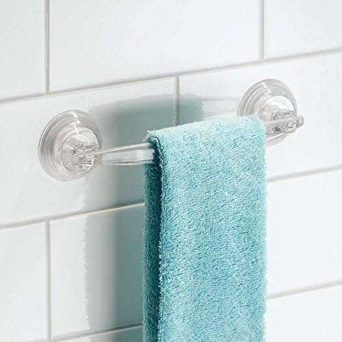 iDesign Plastic Power Lock Suction Towel Bar