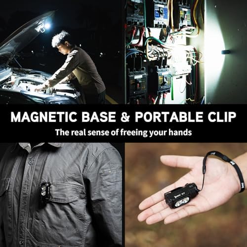 The Ultimate Rechargeable Flashlight for EDC 1800 Lumens 6 Modes