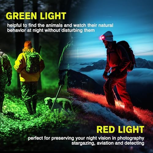Favorlite Rechargeable Headlamp for Hiking Camping